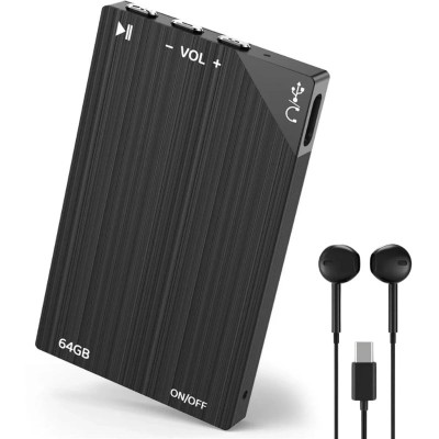 Reportofon iUni V25, 64GB Memorie interna, Autonomie 80 ore, MP3 Player foto