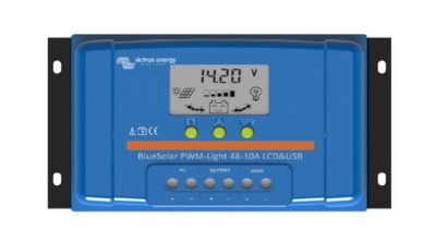 Victron Energy BlueSolar PWM-LCD&amp;amp;USB 48V-30A 48V 30A controler de &amp;icirc;ncărcare solară foto