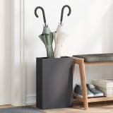vidaXL Suport Umbrele Negru Metal Standard Depozitare Suport Umbrele