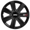 Set 4 Capace Roti GTX Negru Carbon R16, Pentru Dacia Nou