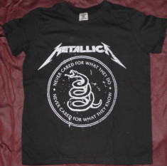 Tricou Metallica - The Black Album ,toate marimile,calitate 180 grame foto