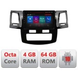 Navigatie Toyota Hilux 2008-2014 E-143 Octa Core cu Android Radio Bluetooth Internet GPS WIFI DSP 4+64GB 4G CarStore Technology
