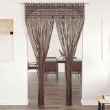 vidaXL Perdea macrame, gri taupe,140 x 240 cm, bumbac
