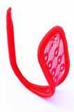 GS577-3 Chilot invizibil c-string din plasa fina cu model, Marime universala