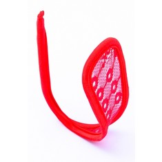 GS577-3 Chilot invizibil c-string din plasa fina cu model