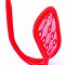 GS577-3 Chilot invizibil c-string din plasa fina cu model
