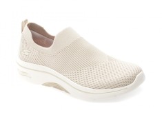 Pantofi sport SKECHERS gri, GO WALK ARCH FIT 2.0, din material textil