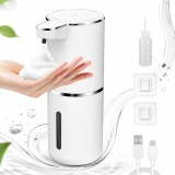 Dispenser Automat Sapun Lichid Sofia CONCEPT&reg;, Senzor Miscare Infrarosu, 4 Nivele, IPX5, 800mAh, 380ml, Alb