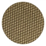 Platou Decorativ Crăciun, Model Dantelă, Plastic, Auriu, 33cm, Oem