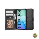 Husa pentru Xiaomi Redmi 13 Tech-Protect Wallet Neagra