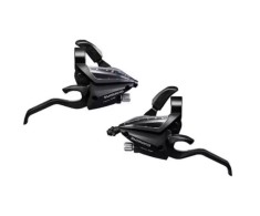 Manete schimbator si frana Shimano Altus EZ Fire Plus ASTEF5002LSBL RV7AL, 3x7 viteze, pentru frane tip V, negre Ultimate FactoryBikes