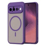 Husa MagSafe Asteroid GSM HaloFrost II pentru Google Pixel 11, mov, protectie avansata antiamprenta