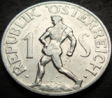 Moneda 1 SCHILLING - AUSTRIA, anul 1957 * cod 5130 A, Europa