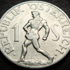 Moneda 1 SCHILLING - AUSTRIA, anul 1957 * cod 5130 A