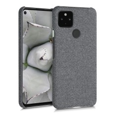 Husa pentru Google Pixel 4a 5G, Textil, Gri, 53569.22 foto