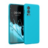 Husa pentru OnePlus Nord 2 5G, Silicon, Albastru, 56070.205, kwmobile, Carcasa