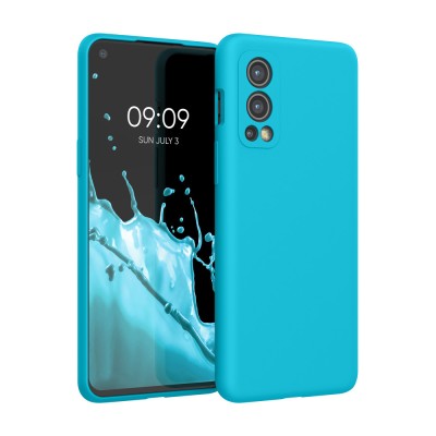 Husa pentru OnePlus Nord 2 5G, Silicon, Albastru, 56070.205, kwmobile foto