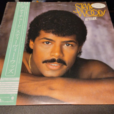 Vinil "Japan Press" Stevie Woods ‎– Attitude -- PROMO ! (VG+)