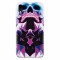 Husa silicon pentru Apple Iphone XR, Abstract Framed Skull