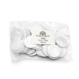 Set de 8 unități: Fișe adezive de schimb pentru discuri de pedichiură, 20 mm, #240, 50 bucăți, gri