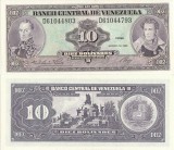 1986 (18 III), 10 Bol&iacute;vares (P-61a) - Venezuela - stare UNC