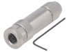 Conector M8 Mamă 4 PIN Drept Ecranat pe Cablu IP67 30V, TE Connectivity