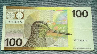 100 Gulden 1977 Olanda / Nederland foto