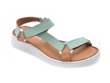 Cumpara ieftin Sandale SHOOZY verzi, EV4041, din piele naturala