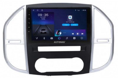 Navigatie Mercedes Vito 3 W447 Dupa 2014 AUTONAV Android GPS Dedicata, Model Classic, Memorie 128GB Stocare, 6GB DDR3 RAM, Display 10&amp;quot; Full-Touch, WiF foto