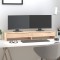 vidaXL Suport pentru monitor, 100x27x15 cm, lemn masiv de pin 813959