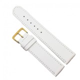 Curea Ceas &bdquo;Snow Comfort&rdquo; C3101 &ndash; Piele Naturală Hipoalergenică, Alb Imaculat