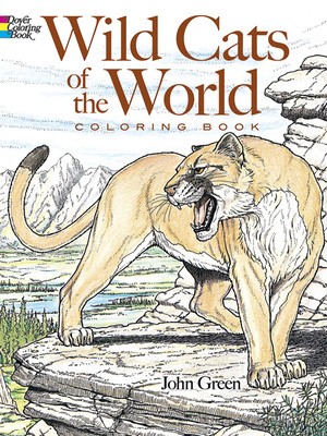 Wild Cats of the World Coloring Book foto