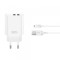 Incarcator Retea Cu Cablu Lightning XO Design CE34, 12W, 2.4A, 2 x USB-A, Alb
