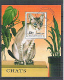 Togo 1997 Cats, perf. sheet, used AB.075, Stampilat