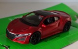 Macheta Honda NSX 2016 rosu - Welly 1/36, 1:32