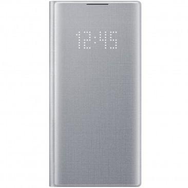 HUSA FLIP CARTE LED VIEW EF-NN970PSEGWW, SAMSUNG N970 GALAXY NOTE 10 / NOTE 10 5G - SILVER foto