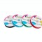 Set 4 bobine fir elastic colorat diam 0.5 mm pentru insirat margele