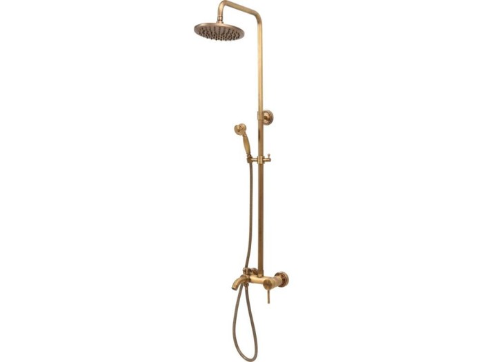 FALA Coloana dus + accesorii Retro Bronze 2