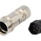 Conector circular 3 PIN Buccaneer 6000 nichelat