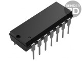 Microcontroler PIC 28kB ADC DAC EUSART I2C SPI THT