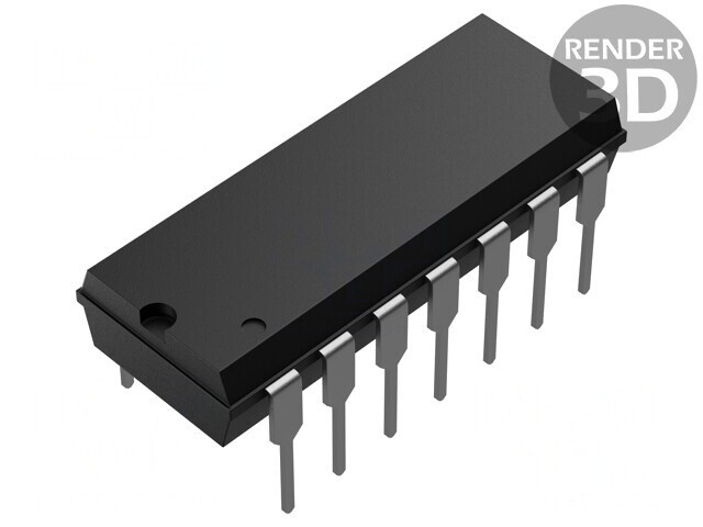 Microcontroler PIC 28kB ADC DAC EUSART I2C SPI THT