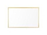 Whiteboard magnetic cu rama din lemn,60x40 cm