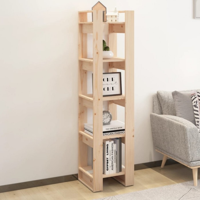 vidaXL Bibliotecă/Separator cameră, 41x35x160 cm, lemn masiv pin