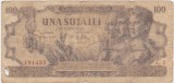 ROMANIA 100 LEI 25 IUNIE 1947 UZATA