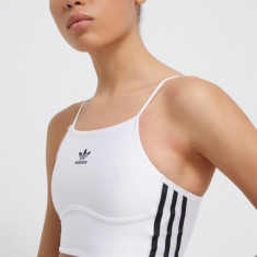 adidas Originals top femei, culoarea alb IN8365