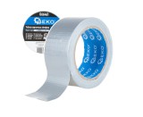 Banda adeziva ranforsata, 48 mm x 25 m, argintiu, Geko G66461