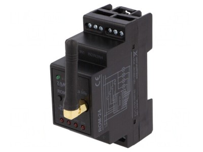 Receptor Exta Life pentru Şină DIN 230VAC Releu NO x4 IP20 ROM-24 foto
