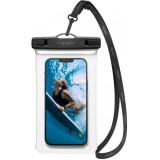 Husa Universala Waterproof, Spigen, A601, Transparenta