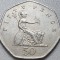 50 pence 1997 Marea Britanie, 3rd portrait; small type, km 940.2