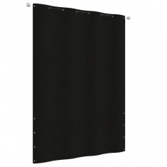 vidaXL Paravan de balcon, negru, 160 x 240 cm, țesătură oxford